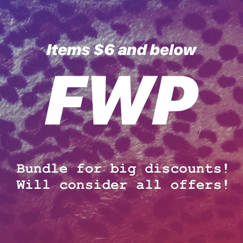 Many items FREE WITH PURCHASE!